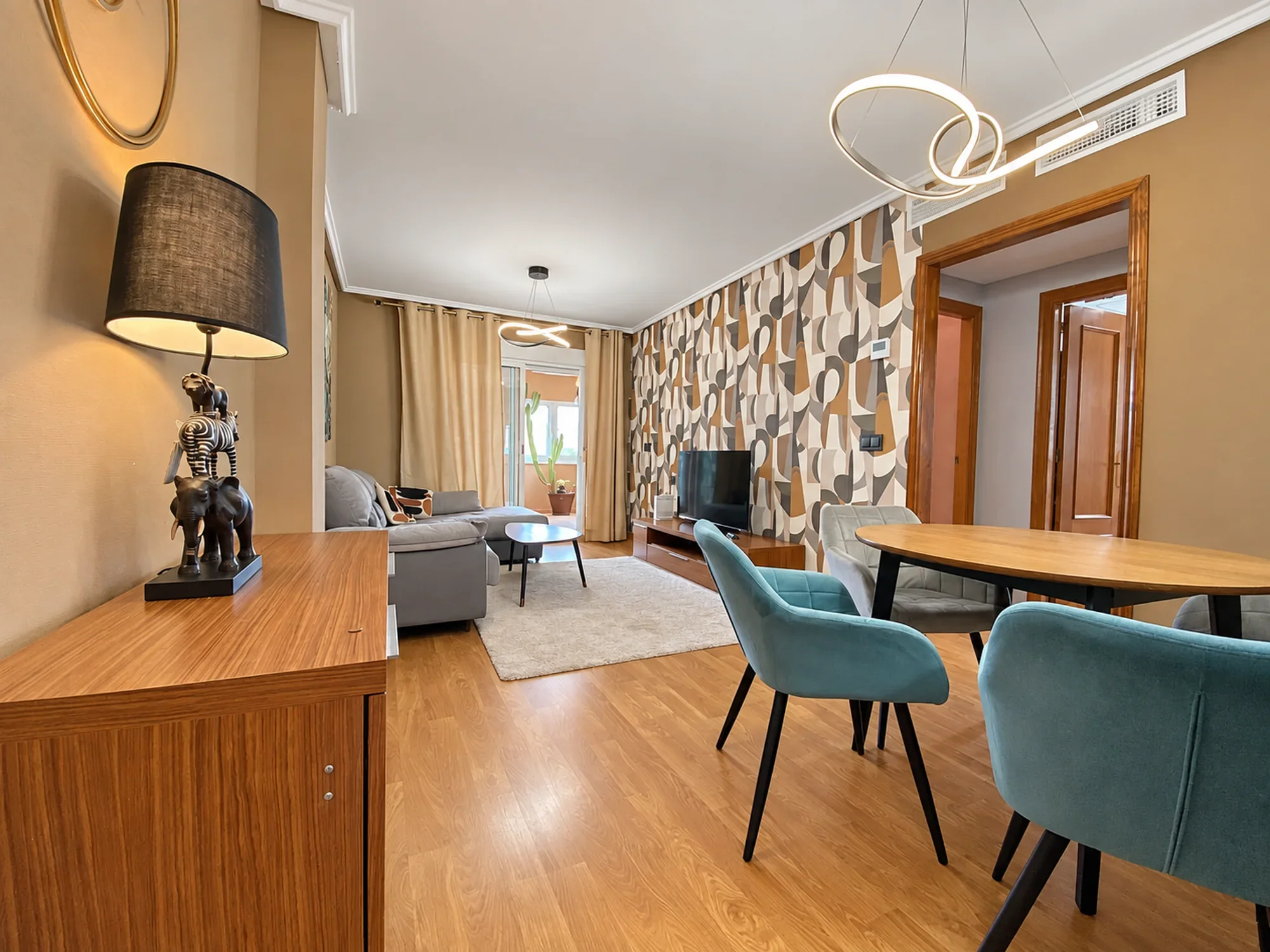 Apartamento luminoso de tres dormitorios en Cabo de las Huertas
